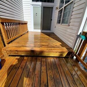 Deck Pressure Washing After