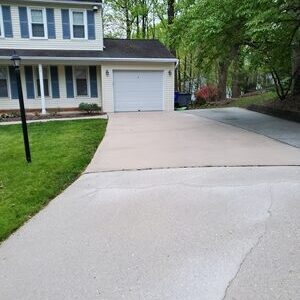 Driveway Pressure Washing After