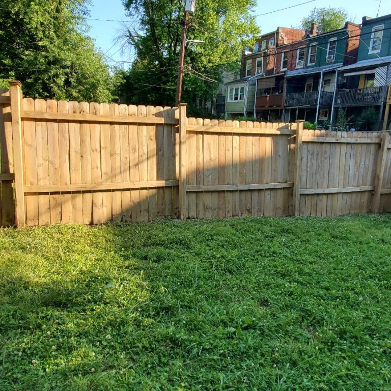 Fence cleaning services after