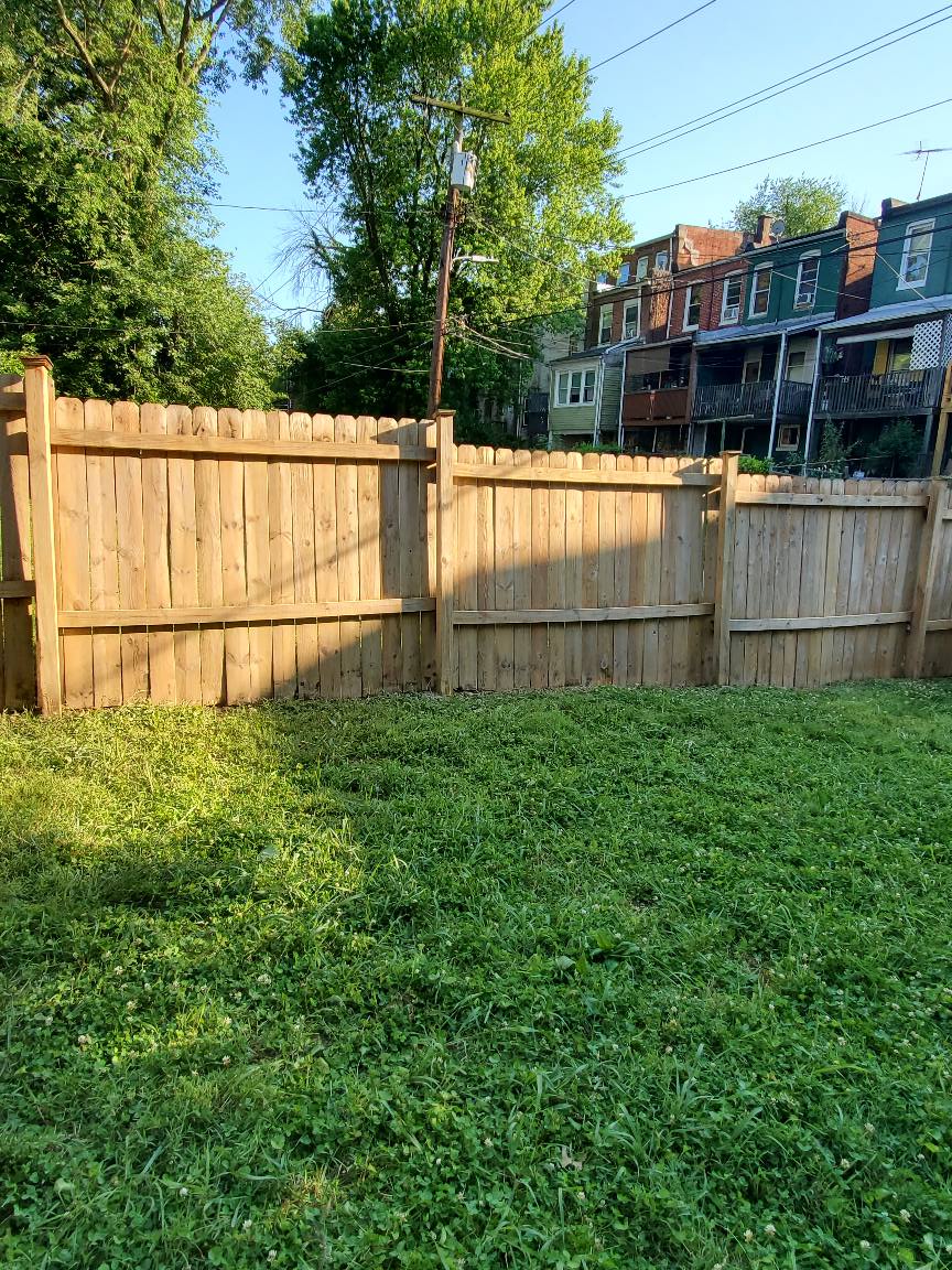 Fence cleaning services after