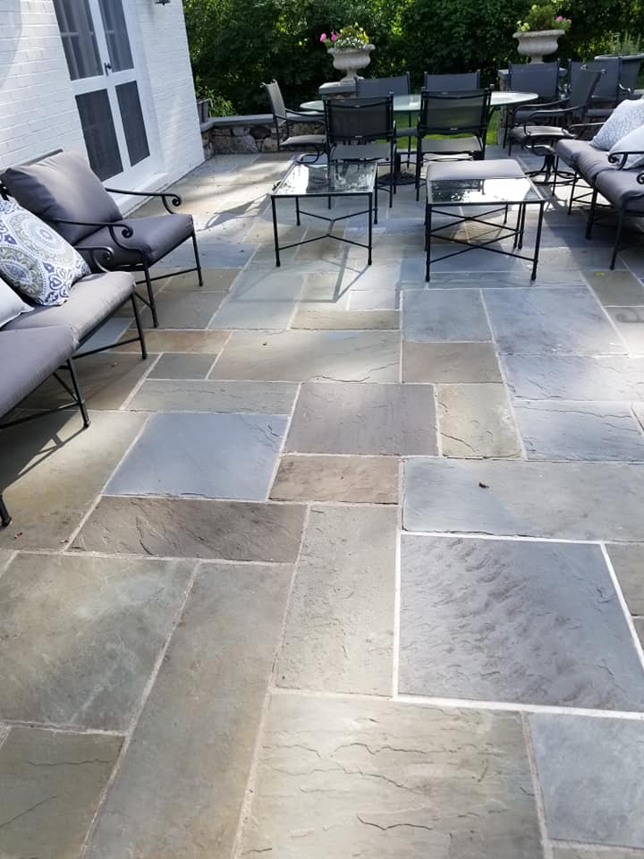 Patio cleaning after