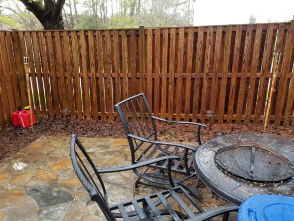 fence pressure washing services after
