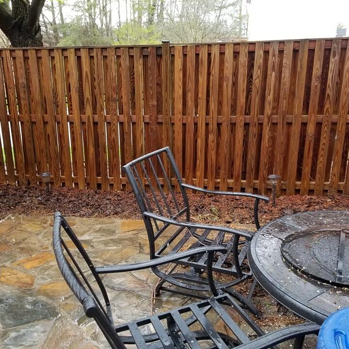 fence pressure washing services after